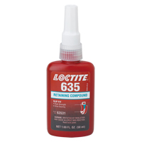 Composé de retenue Loctite<sup>MD</sup> 635, 50 ml, Bouteille, Vert  AF273 | TENAQUIP