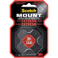 Scotch-Mount™ Extreme Double-Sided Mounting Tape, 25.4 mm (1") x 1.52 m (5'), Black  AG979 | TENAQUIP