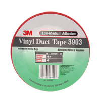 3903 Vinyl Duct Tape, 48 mm (2") W x 46 m (151') L, 6.5 mils, Red  AMA097 | TENAQUIP