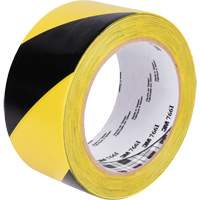 Hazard Warning Tape 766, 76.2 mm (3") x 33 m (108'), Black/Yellow  AMB216 | TENAQUIP