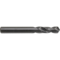 Stub Length Screw Machine Drill Bit, 10 mm, High Speed Steel, 43 mm Flute, 135° Point  BH990 | TENAQUIP