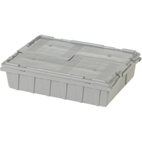 Flipak<sup>®</sup> Polyethylene Plastic (PE) Distribution Containers, 21.8" x 15.1" x 5.5", Grey  CA454 | TENAQUIP