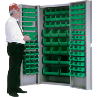 Deep-Door Combination Cabinet, 38" W x 24" D x 72" H, 36 Shelves CB691 | TENAQUIP