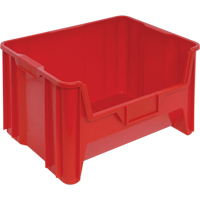 Giant Stacking Containers, 19.875" W x 15.25" D x 12.4375" H, Red  CC305 | TENAQUIP