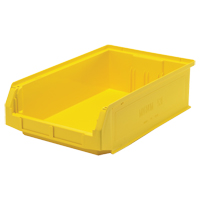 Giant Stacking Containers, 12.375" W x 19.75" D x 5.875" H, Yellow  CC364 | TENAQUIP