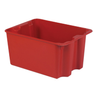 Stack-N-Nest<sup>®</sup> Plexton Containers, 19.9" W x 27.5" D x 14" H, Red  CD188 | TENAQUIP