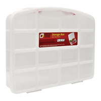 Clear Compartment Storage Box, 13" W x 10-1/4" D x 2-3/8" H, 10 Compartments  CE884 | TENAQUIP