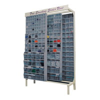 Free-Standing Tip-Out Bins Slider System, 48" W x 18" D x 77" H, 720 Drawers  CE929 | TENAQUIP