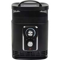 360 Degree Surround Portable Heater, Ceramic, Electric, 5200 BTU/H EB480 | TENAQUIP
