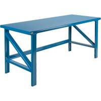 Extra Heavy-Duty Workbenches - All-Welded Benches, Steel Surface FF495 | TENAQUIP