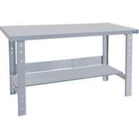 Pre-Designed Workbench, 60" W x 24" D x 34" H, 2500 lbs. Capacity FF700 | TENAQUIP