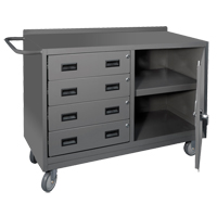 Mobile Bench Cabinet, Steel Surface  FG806 | TENAQUIP