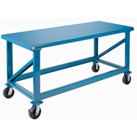 Extra Heavy-Duty Workbenches - All-Welded Benches, Steel Surface FH465 | TENAQUIP