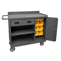 Mobile Bench Cabinet, Steel Surface  FL636 | TENAQUIP