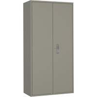 Hi-Boy Storage Cabinet, Steel, 4 Shelves, 72" H x 36" W x 18" D, Grey  FL787 | TENAQUIP