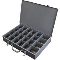 Steel Scoop Compartment Boxes, 17.875" W x 12" D x 3" H, 24 Compartments  FL999 | TENAQUIP