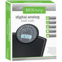 Digital Analog Scale, 396 lbs. Cap., 100 g / 0.2 lbs. Graduations  IC676 | TENAQUIP