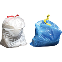 Sure-Tie<sup>®</sup> Garbage Bags, Strong, 33" W x 38" L, 0.9 mil, Clear, Draw String  JD067 | TENAQUIP
