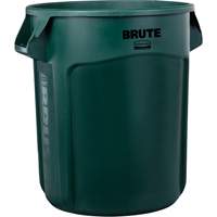 Vented Brute<sup>®</sup> Waste Container, Plastic, 20 US gal.  JE152 | TENAQUIP