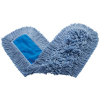 Kut-A-Way Dust Mop, Slip On Style, Cotton/Polyester, 36" L x 5" W  JE377 | TENAQUIP