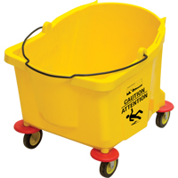 Mop Bucket, 9.5 US Gal. (38 qt.) Capacity, Yellow JG812 | TENAQUIP