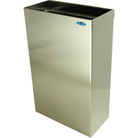 Wall Mounted Waste Receptacles, Stainless Steel, 11 US gal.  JH005 | TENAQUIP