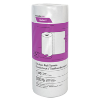 Pro Select™ Kitchen Towel Roll, 2 Ply, 85 Sheets/Roll, 8" W, 11" L x  JH474 | TENAQUIP