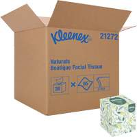 Kleenex<sup>®</sup> Naturals Boutique* Facial Tissue, 2 Ply, 7.8" L x 8.3" W, 95 Sheets/Box  JK986 | TENAQUIP