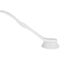 ColorCore Dish Brush, Medium Bristles, 7-1/4" Long, White  JM167 | TENAQUIP