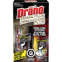 Drano<sup>®</sup> Gel & Snake Tool Drain Cleaner Kit  JM343 | TENAQUIP