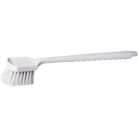 Long Handle Pot Brush, 20" L, Polypropylene Bristles, White  JM735 | TENAQUIP