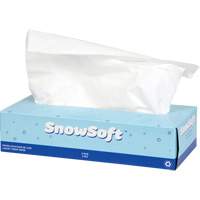 Papier-mouchoir de première qualité Snow Soft<sup>MC</sup>, 2 pli, 7,4" lo x 8,4" la, 100 feuilles/boîte  JO166 | TENAQUIP