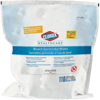 Healthcare<sup>®</sup> Disinfecting Bleach Wipes Refill, 110 Count  JO249 | TENAQUIP