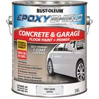 EpoxyShield<sup>®</sup> Concrete Floor Paint, 3.55 L, Water-Based, Satin, Tint Base  KR293 | TENAQUIP