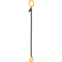 Chain Slings, Grade 80 Chain, Single Legs, Oblong & Slip Hooks, 5/8" x 5'  LT527 | TENAQUIP