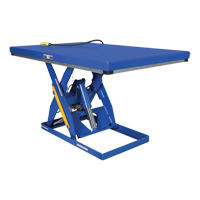 Hydraulic Scissor Lift Table, Steel, 72" L x 48" W, 3000 lbs. Cap.  LV468 | TENAQUIP