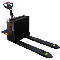 Fully Powered Electric Pallet Truck With  Stand-On Platform, 4500 lbs. Cap., 48" L x 30.25" W  LV537 | TENAQUIP