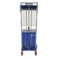Hefti-Lift Load Stacker, Foot Pump Operated, 880 lbs. Capacity, 59" Max Lift  LV550 | TENAQUIP