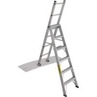 2700 Series Industrial Duty Multi-Way Ladders, 6', Aluminum, 250 lbs. Cap., ANSI 1, CSA 1  MF402 | TENAQUIP