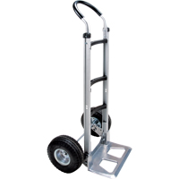 Knocked Down Hand Truck, Continuous Handle, Aluminum, 52" Height, 500 lbs. Capacity MN026 | TENAQUIP