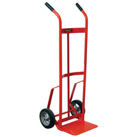 Hand Truck with Reinforced Noseplate - 136RN-HB, Dual Handle, Steel, 51" Height, 800 lbs. Capacity  MO150 | TENAQUIP