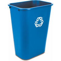 Recycling Container , Deskside, Plastic, 41-1/4 US Qt.  NG277 | TENAQUIP
