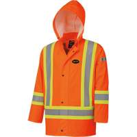 High Visibility Flame Resistant Waterproof Jacket, 7X-Large, High Visibility Orange  NIT492 | TENAQUIP