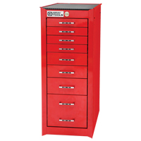 PRO+ Series Right-Side Rider, 8 Drawers, 15" W x 19" D x 36-1/2" H, Red  NJH110 | TENAQUIP