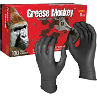 Grease Monkey<sup>®</sup> Disposable Gloves, X-Large, Nitrile, 5-mil, Powder-Free, Black  NJZ052 | TENAQUIP
