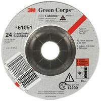 Green Corps™ Flexible Grinding Wheel, 5" x 1/4", 7/8" arbor, Ceramic, Type 1  NT051 | TENAQUIP