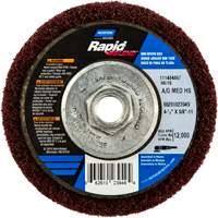 Rapid Blend™ Non-Woven Depressed Center Abrasive Disc, 4-1/2" Dia., 150-180 Grit, Aluminum Oxide  NV433 | TENAQUIP