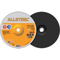 AllSteel™ Grinding Wheel, 9" x 1/4", 7/8" arbor, Aluminum Oxide, Type 27  NV537 | TENAQUIP