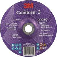 Cubitron™ 3 Cut-Off Wheel, 7" x 0.09", 7/8" Arbor, Type T27, Ceramic, 8500 RPM  NY555 | TENAQUIP
