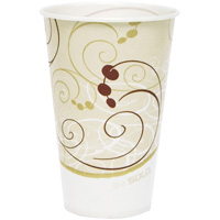 Disposable Cups, Paper, 12 oz., Multi-Colour  OE075 | TENAQUIP